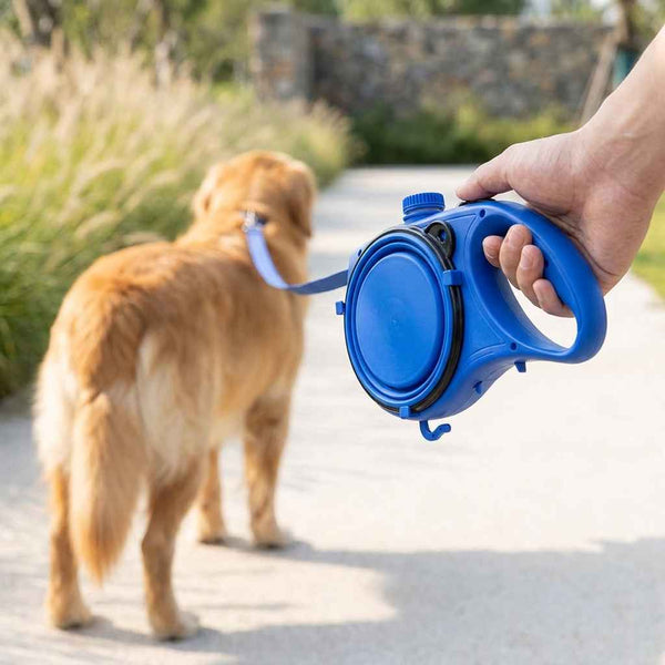 Dog Leash Water Bottle Bowl - Dog Gear - TinPaw