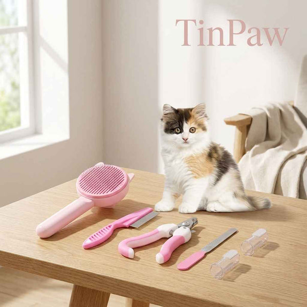 Pet Grooming Kit 8 - Piece - Dog Slicker Brushes - TinPaw