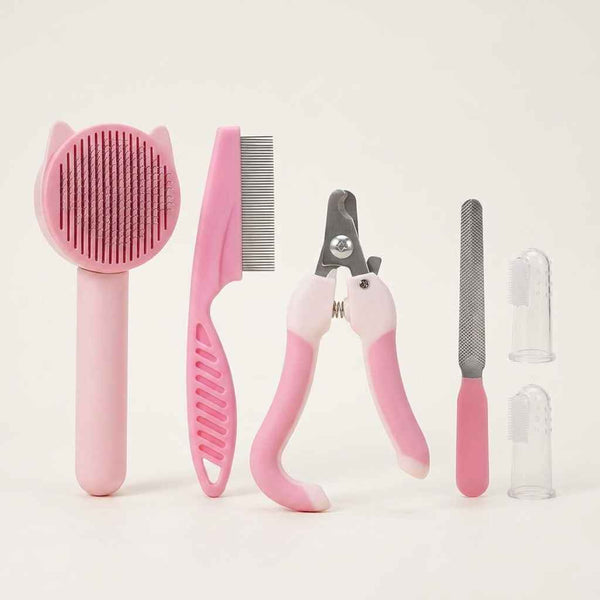 Pet Grooming Kit 8 - Piece - Dog Slicker Brushes - TinPaw
