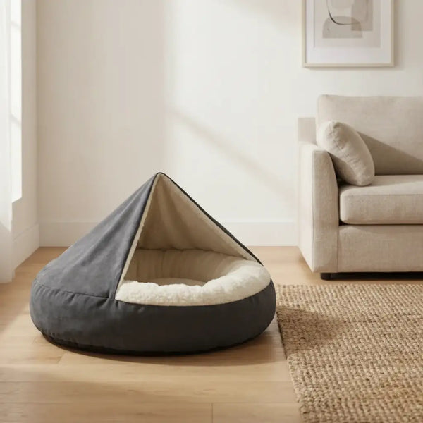Plush Enclosed Pet House - Dog Beds & Furniture - TinPaw