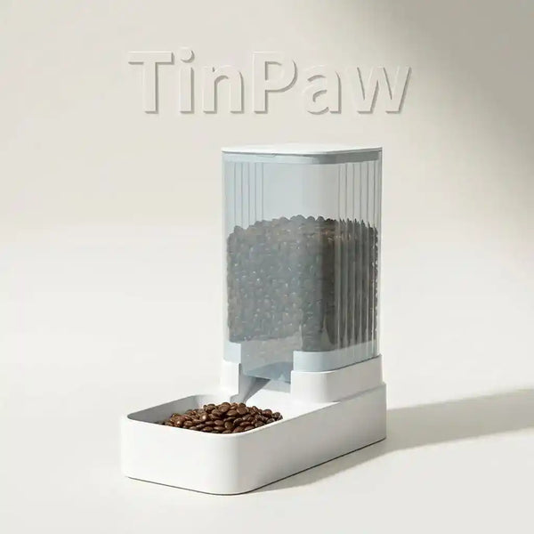 Pet Feeder Water Dispenser Combo - Automatic Pet Feeder - TinPaw
