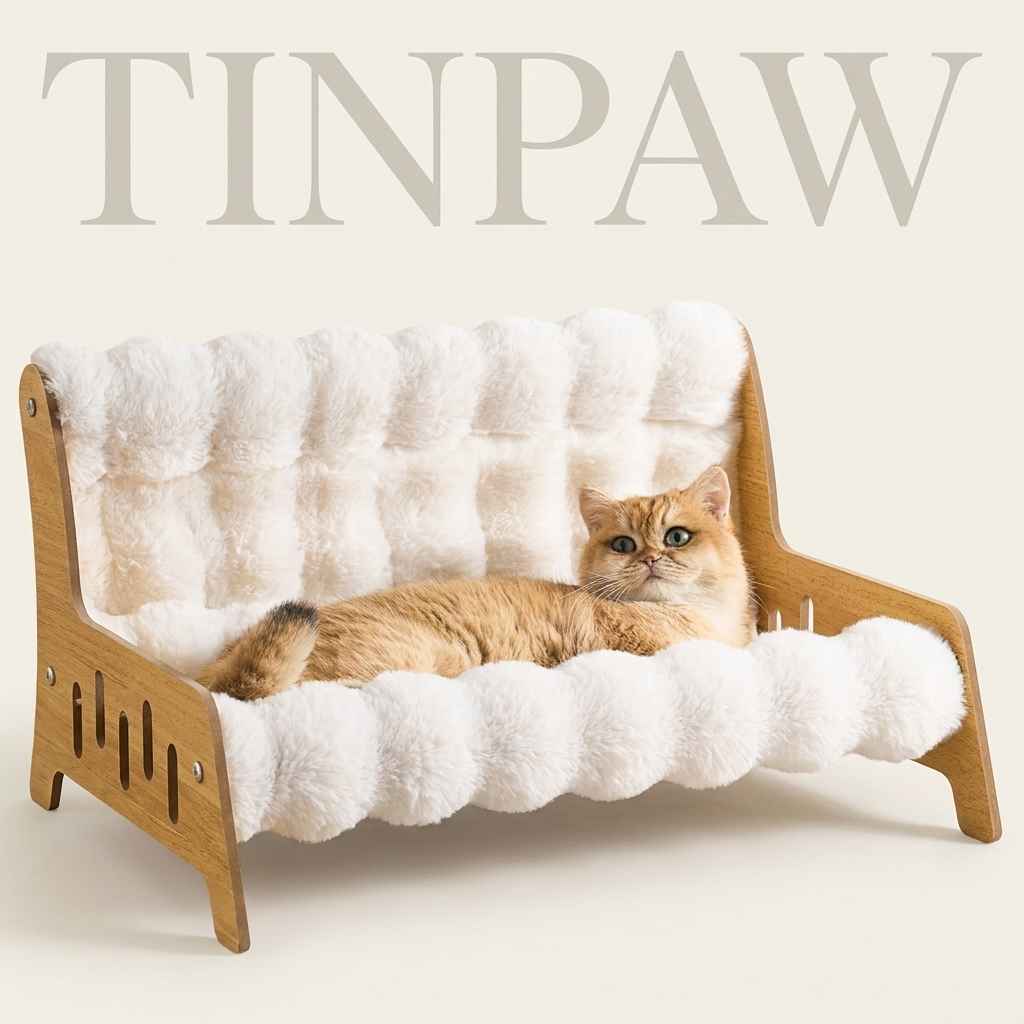 Plush Pet Cave Bed - Dog Beds & Furniture - TinPaw
