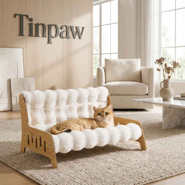 Plush Pet Cave Bed - Dog Beds & Furniture - TinPaw