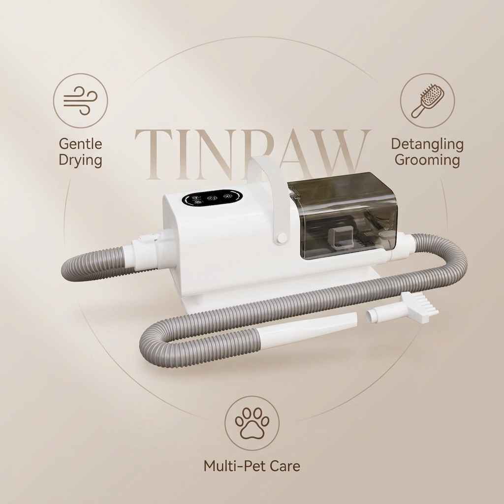 Dog Grooming Vacuum - Dog Slicker Brushes - TinPaw