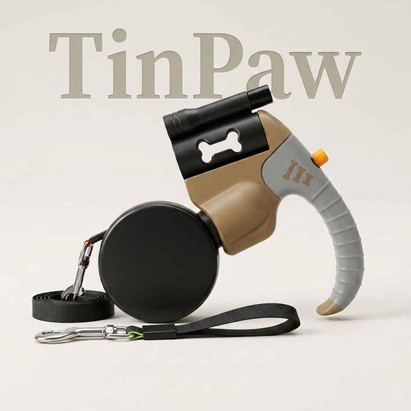 Dual Retractable LED Dog Leash