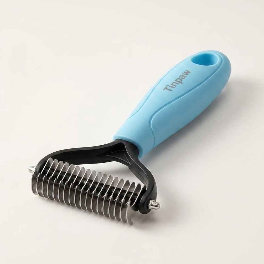 Dual - Sided Detangling Comb - Dog Slicker Brushes - TinPaw