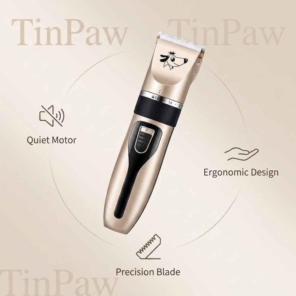 Cordless Pet Clipper Kit - Grooming - TinPaw