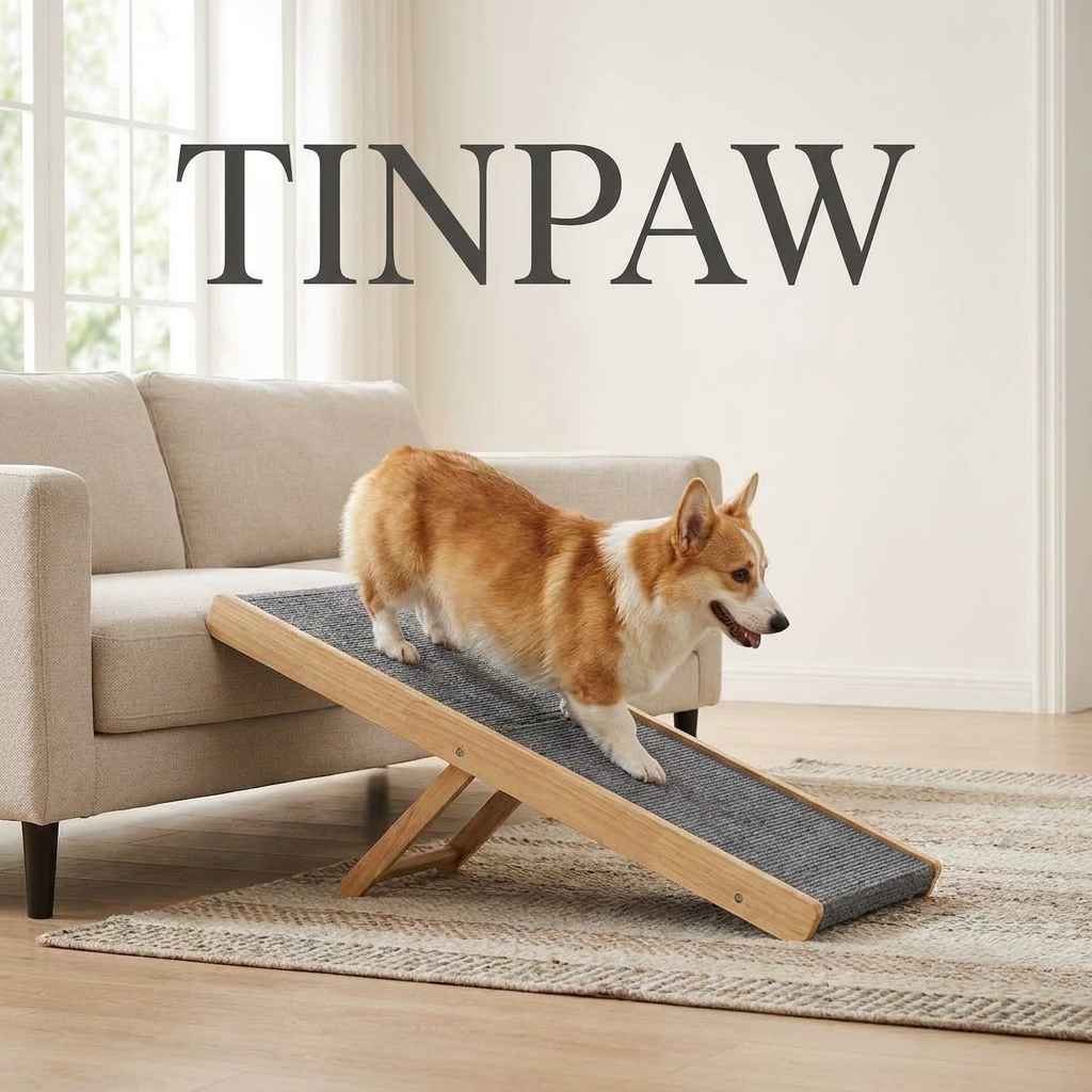 Foldable Wooden Pet Ramp - Dog Beds & Furniture - TinPaw