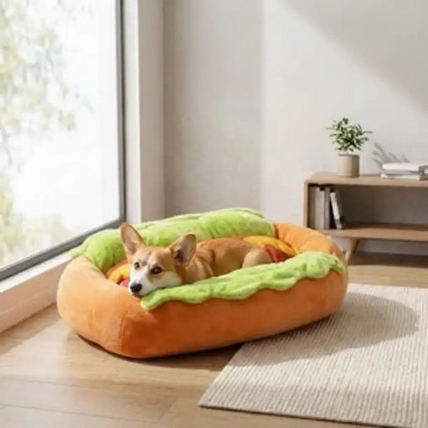 Hot Dog Pet Bed - Dog Beds & Furniture - TinPaw
