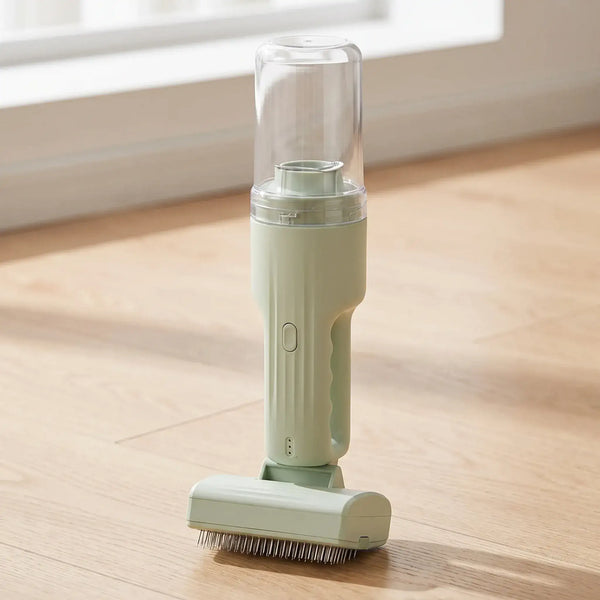 Wireless Pet Grooming Vacuum - Dog Slicker Brushes - TinPaw - Green - SU00156115 - Green