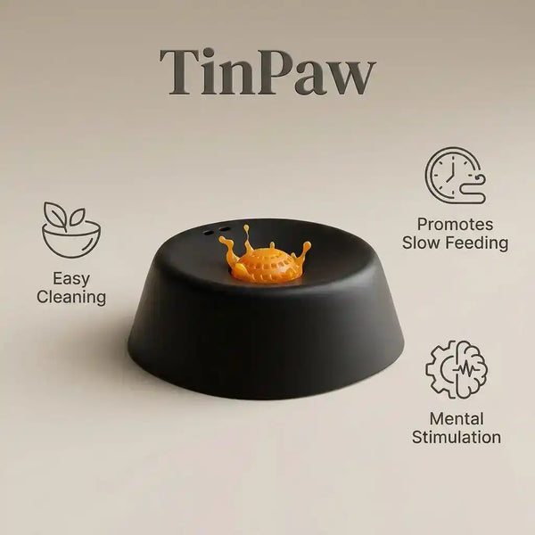 Large Slow Feeder Dog Bowl - Slow Feeding Bowl - TinPaw