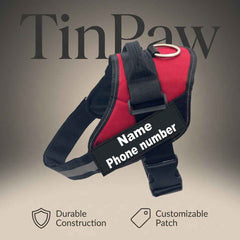 Adjustable Dog Harness with Reflective Lead - Dog Gear - TinPaw