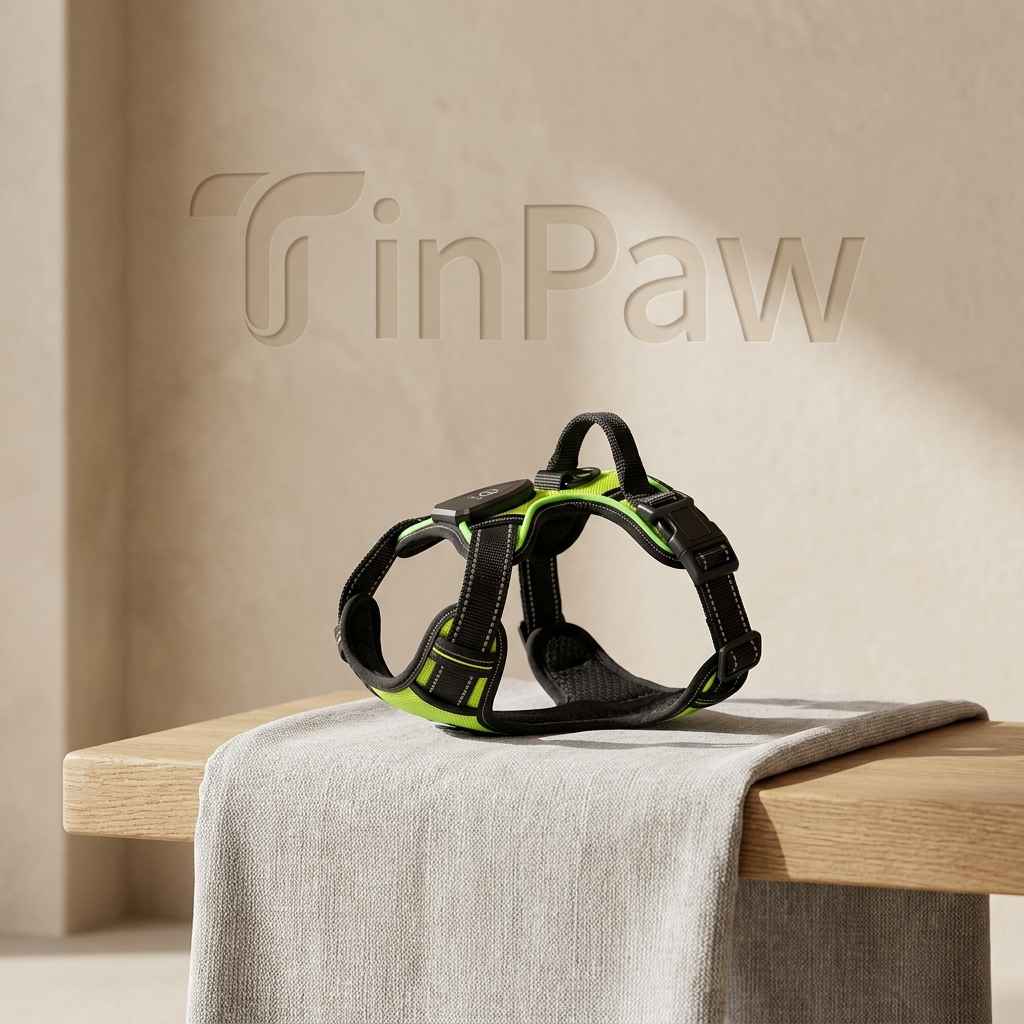 LED Dog Harness Leash USB - Dog Gear - TinPaw