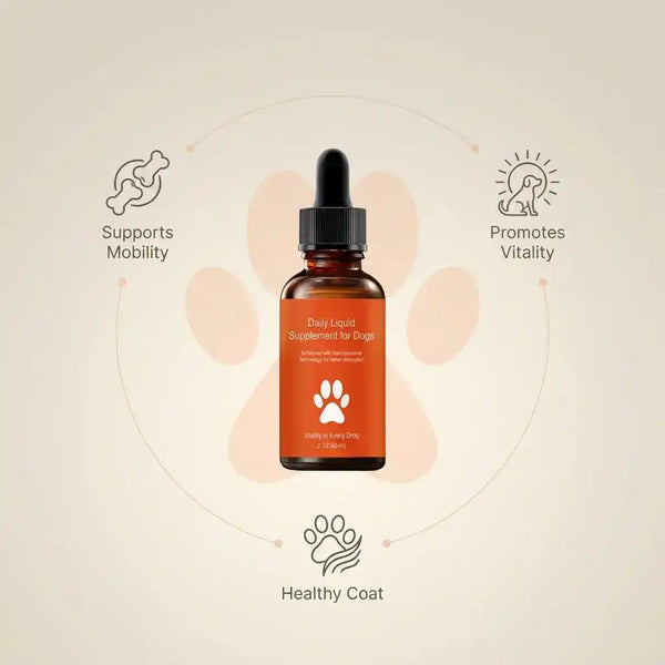 Liquid Pet Multivitamin Supplement - Dog Health - TinPaw