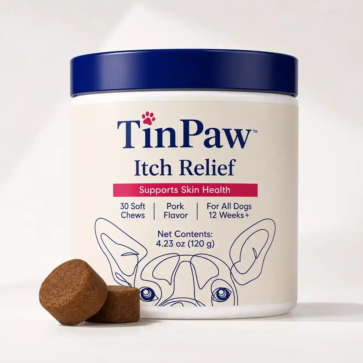 Pet Anti - Allergy Tablets - Vitamins & Supplements - TinPaw - 120g - 1pcs - SU00100005 - 120g - 1pcs