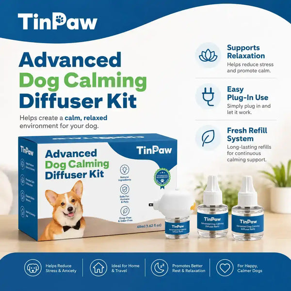 Pet Calming Plug - In Diffuser - Vitamins & Supplements - TinPaw - 2pcs - Odorless - SU00084590 - 2pcs - Odorless