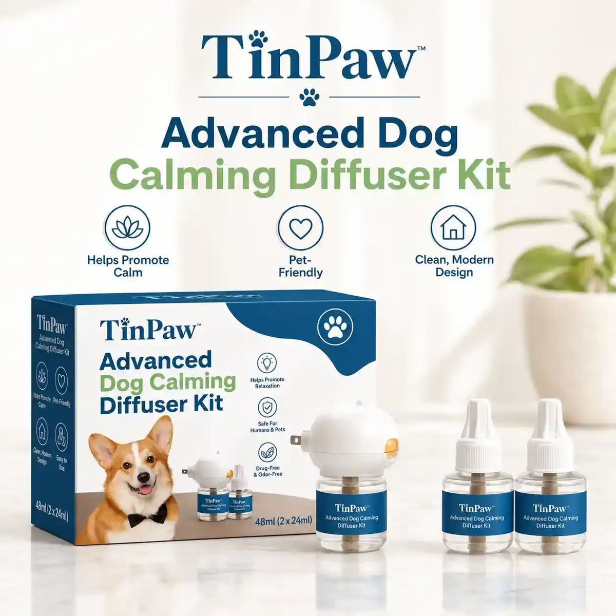 Pet Calming Plug - In Diffuser - Vitamins & Supplements - TinPaw