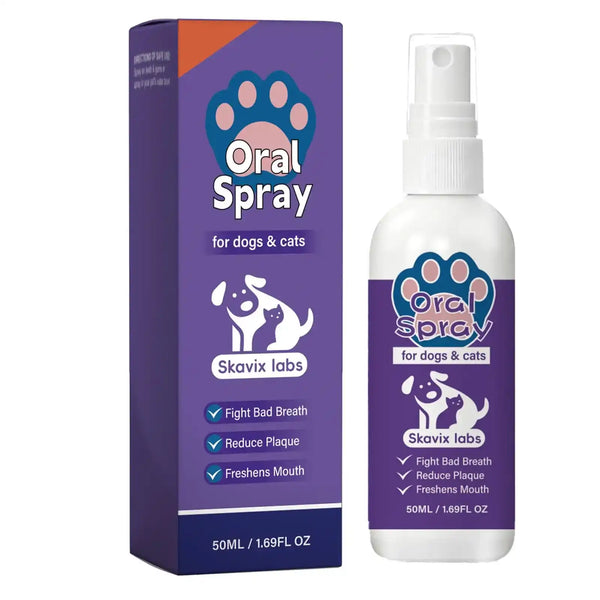 Pet Dental Fresh Breath Spray - Dog Health - TinPaw