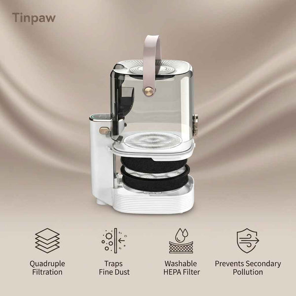 Pet Hair Trimmer Vacuum - Dog Slicker Brushes - TinPaw