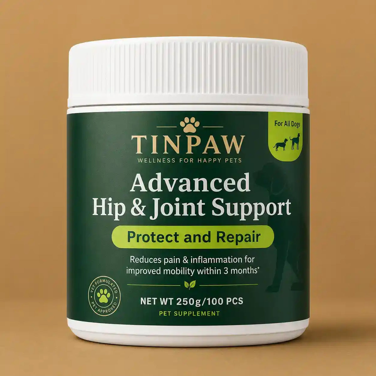 Pet Joint Support Tablets - Vitamins & Supplements - TinPaw