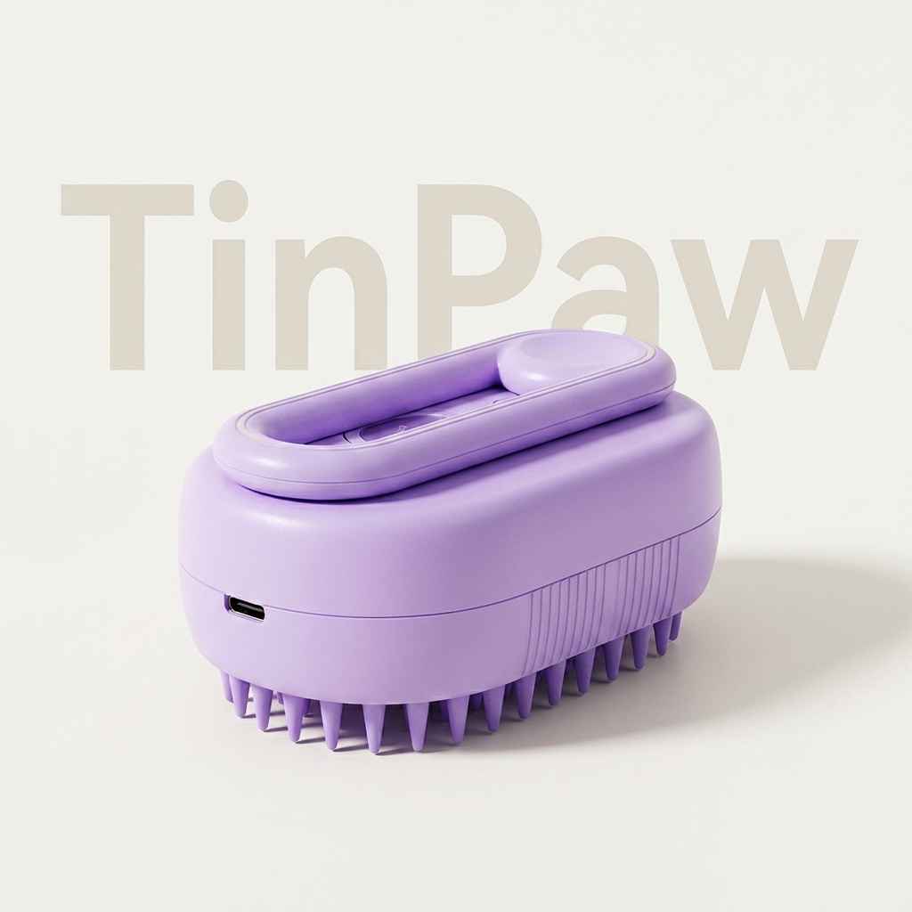 Pet Spray Steam Comb - Dog Slicker Brushes - TinPaw