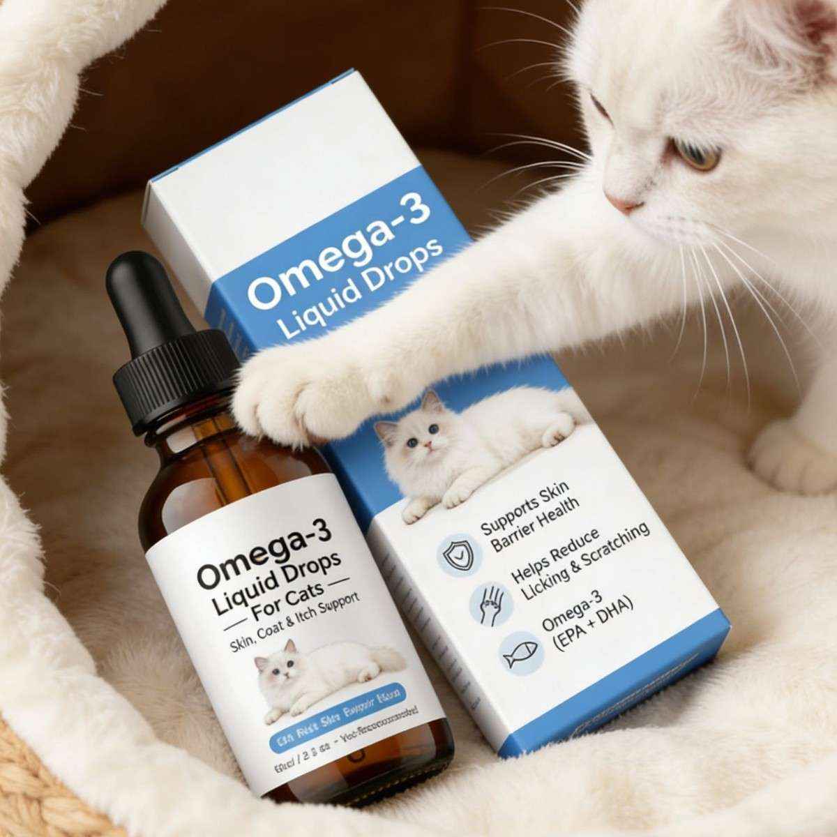 Salmon Liquid Pet Dropper - Vitamins & Supplements - TinPaw
