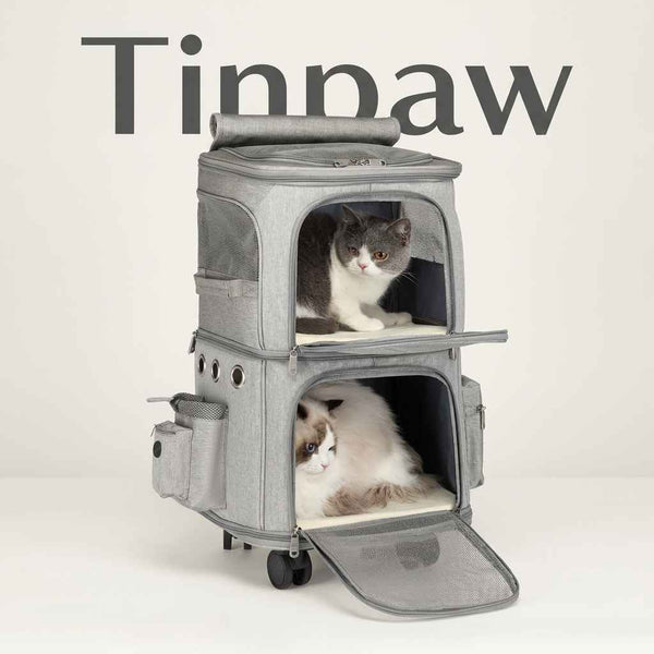 Pet Travel Trolley Carrier - Dog Beds & Furniture - TinPaw