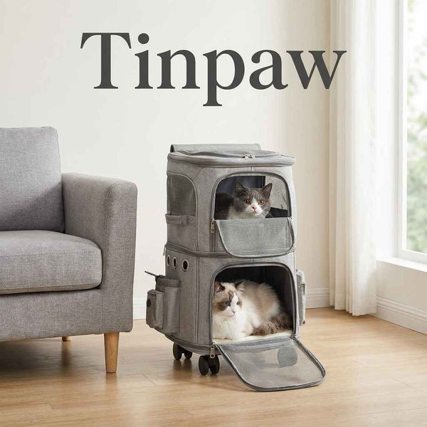 Pet Travel Trolley Carrier - Dog Beds & Furniture - TinPaw