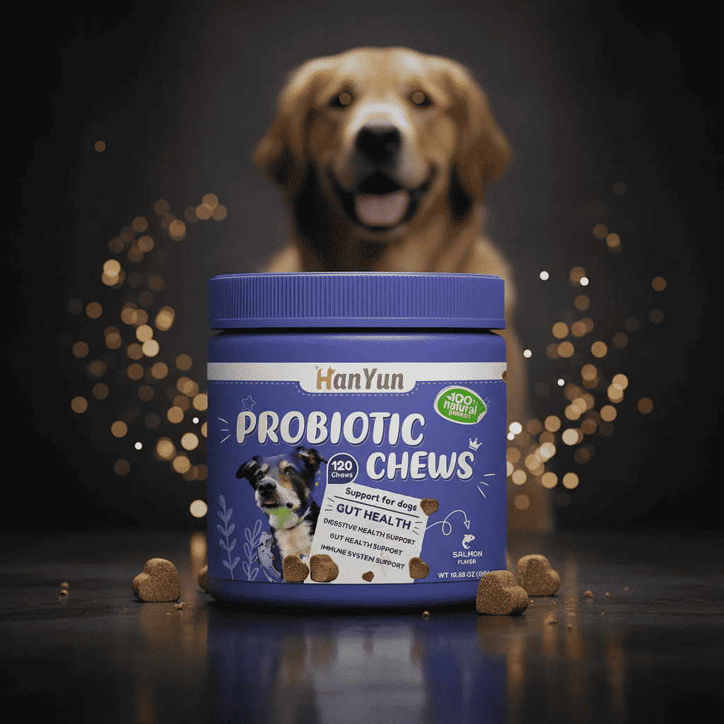 Pet Probiotic Soft Chews - Dog Health - TinPaw