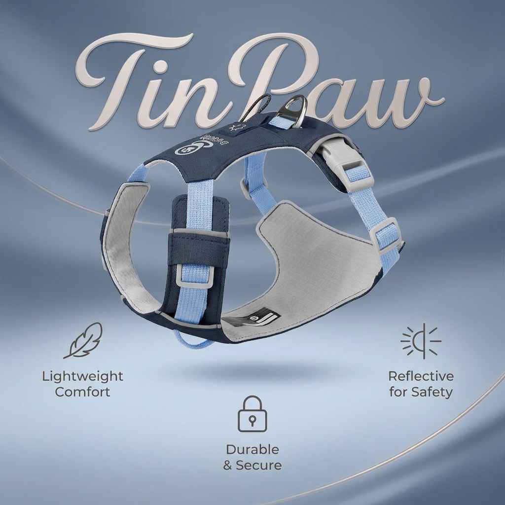 Reflective Waterproof Dog Harness - Dog Gear - TinPaw