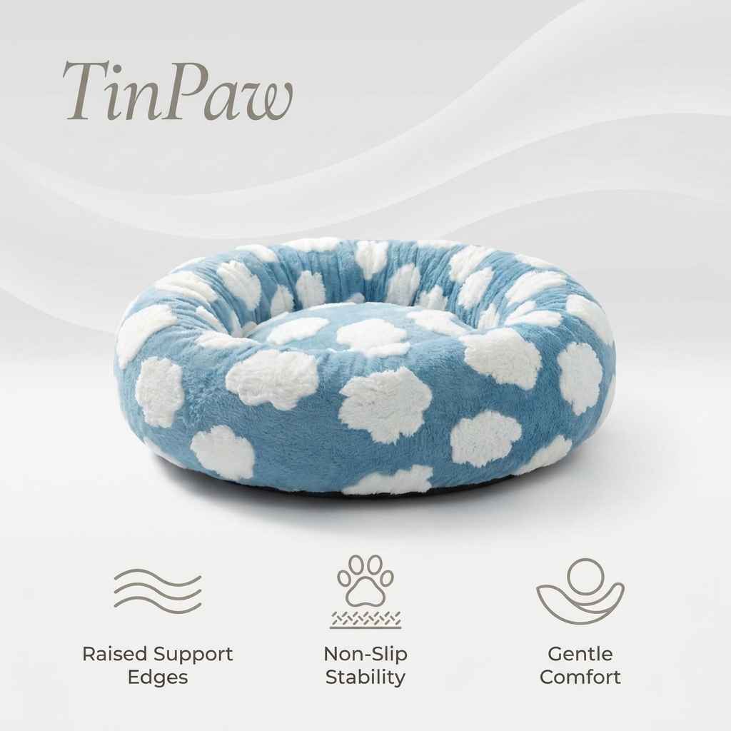 Round Thermal Dog Nest - Dog Beds & Furniture - TinPaw