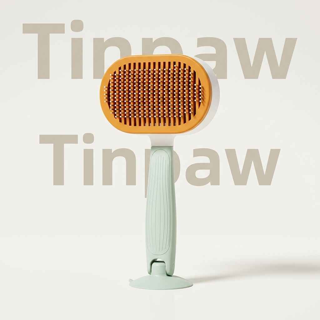 Self - Cleaning Pet Comb - Dog Slicker Brushes - TinPaw