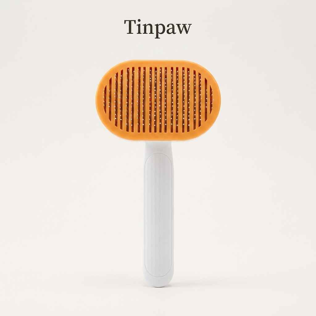 Self - Cleaning Pet Comb - Dog Slicker Brushes - TinPaw