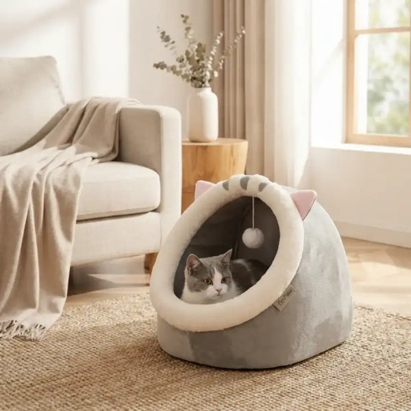Semi - Enclosed Pet Nest - Dog Beds & Furniture - TinPaw