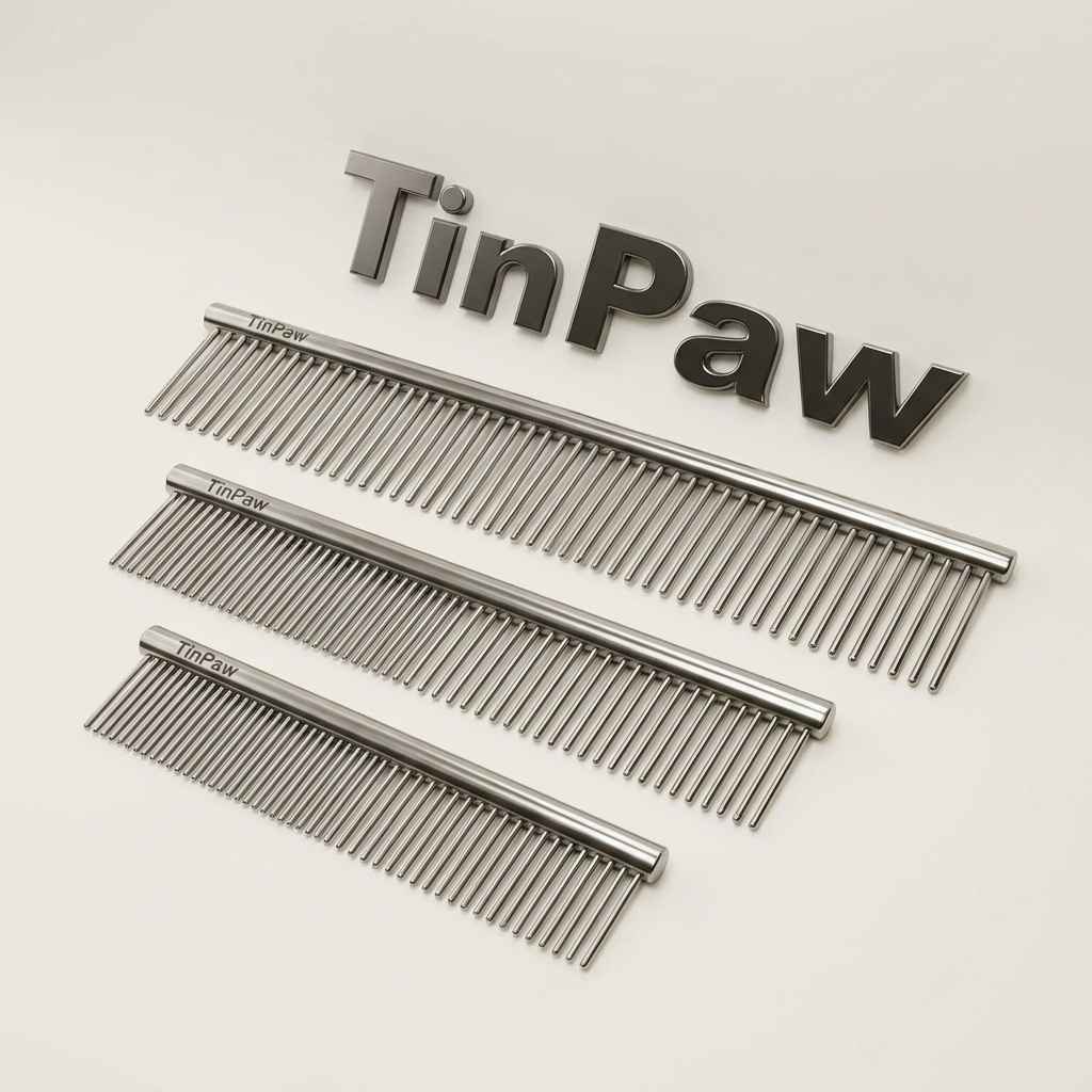 Steel Pet Deshedding Comb - Dog Slicker Brushes - TinPaw