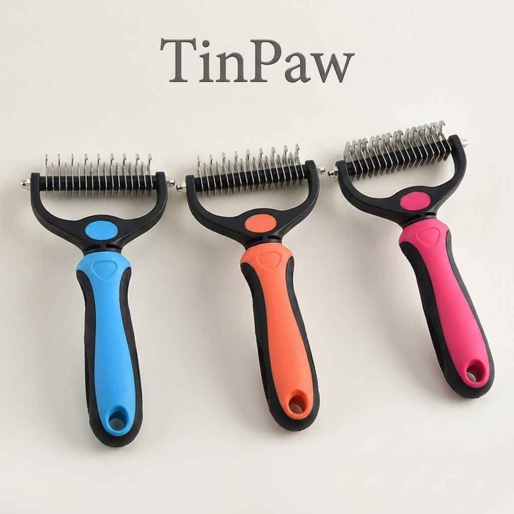 Pet Hair Detangling Comb - Dog Slicker Brushes - TinPaw