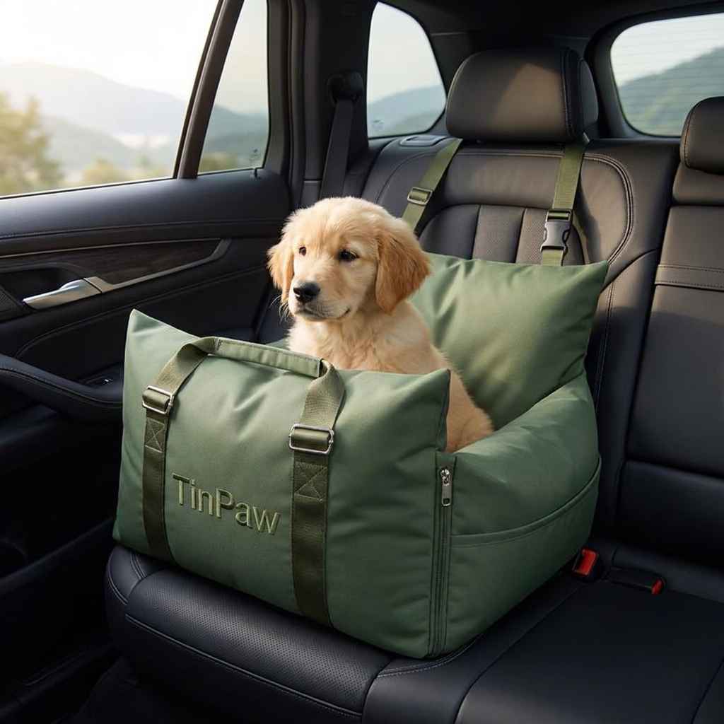 Washable Dog Car Bed - Dog Beds & Furniture - TinPaw