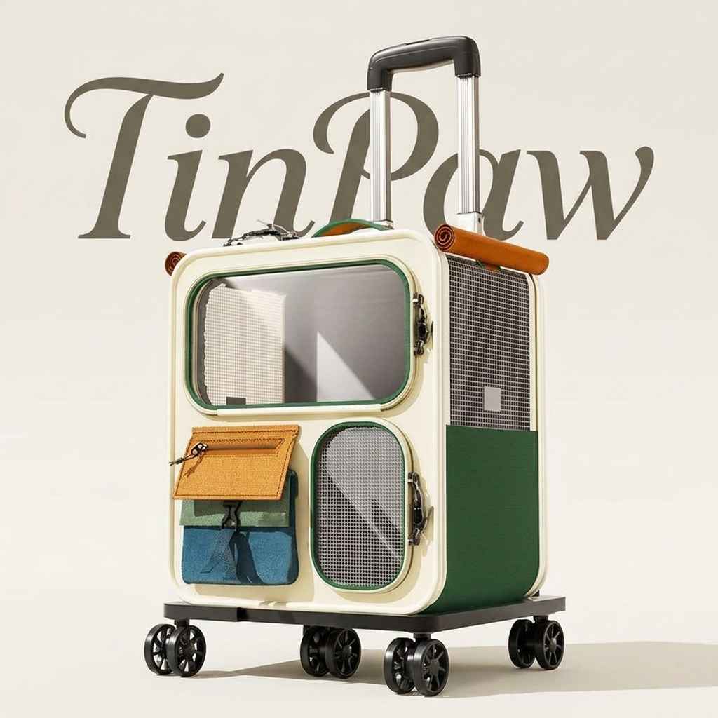 Rolling Pet Carrier Backpack - Dog Beds & Furniture - TinPaw