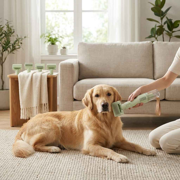 Wireless Pet Grooming Vacuum - Dog Slicker Brushes - TinPaw