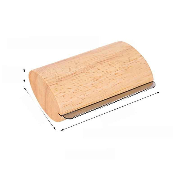 Wooden Pet Hair Comb - Dog Slicker Brushes - TinPaw - Short style no pattern - Fixed brush head - SU00154266 - Short style no pattern - Fixed brush head