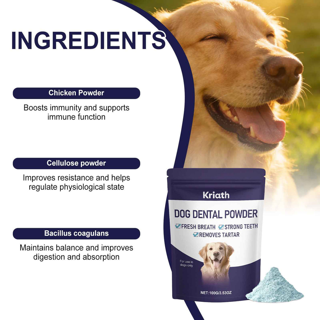 Dog Dental Breath Powder - Dog Health - TinPaw