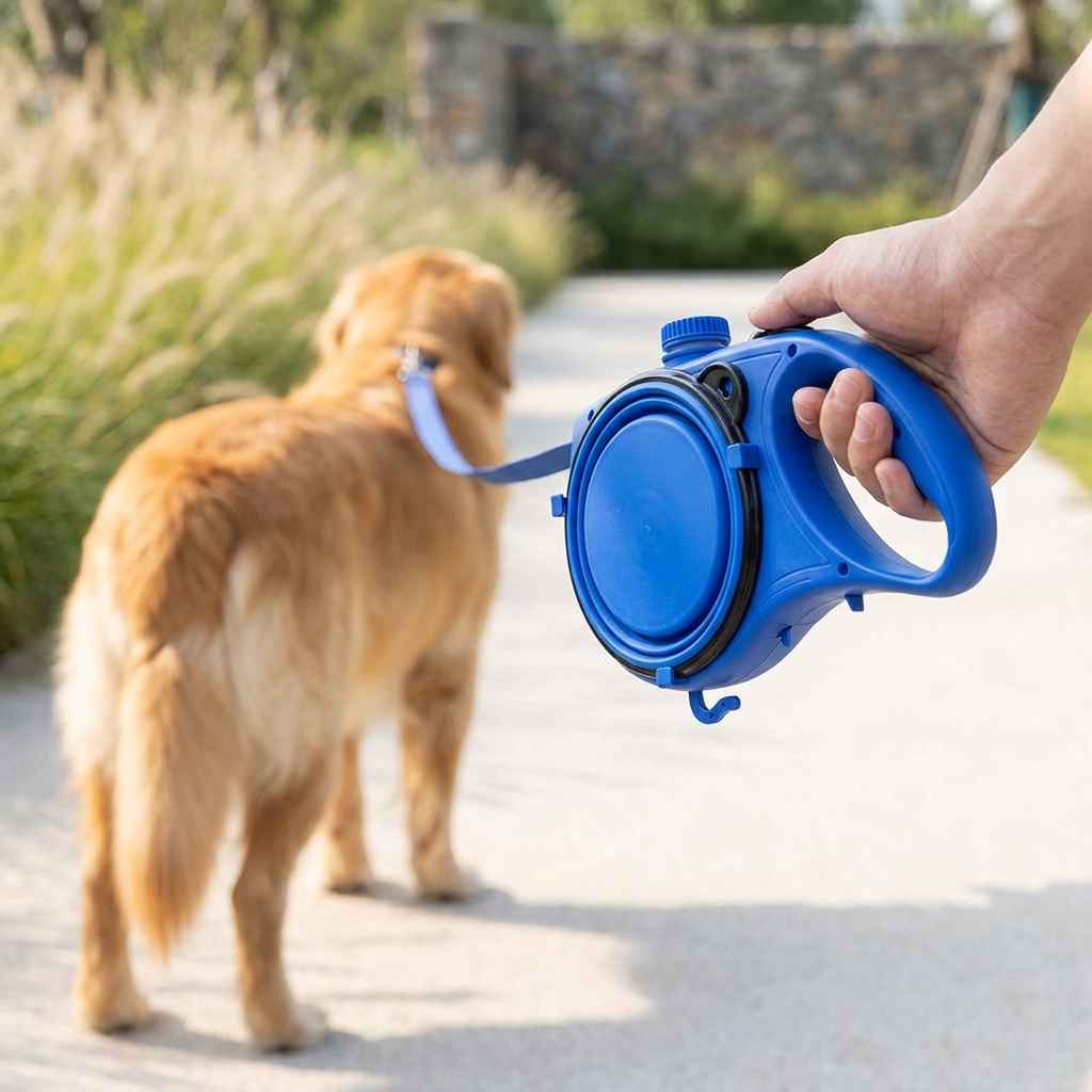 Dog Leash Water Bottle Bowl - Dog Gear - TinPaw