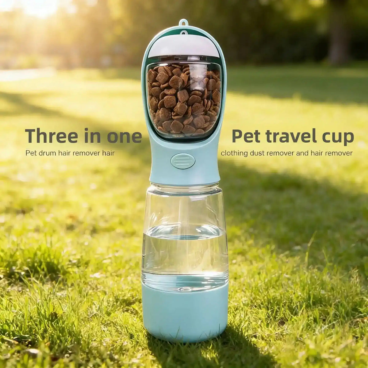 3 - in - 1 Portable Pet Travel Bottle - Dog Travel Accessories - TinPaw
