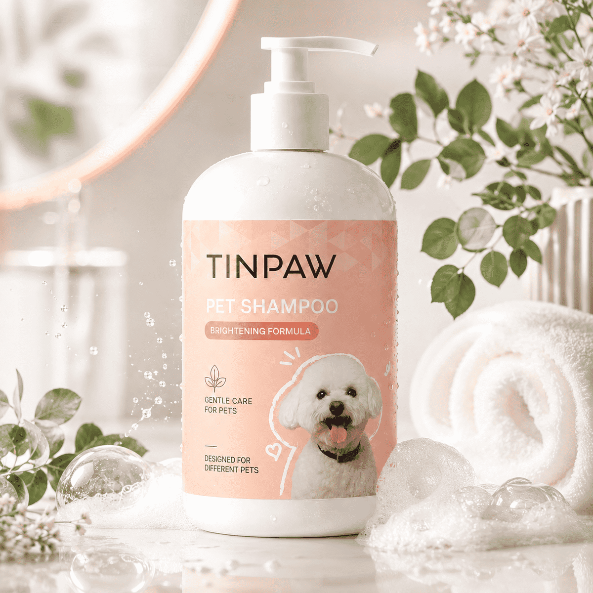 Antibacterial Dog Cat Shampoo - Dog Shampoo - TinPaw