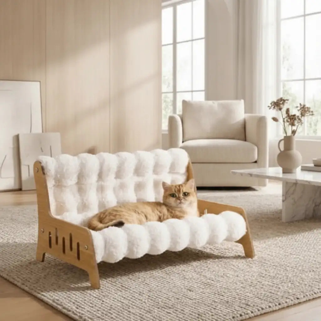 Plush Pet Cave Bed - Dog Beds & Furniture - TinPaw