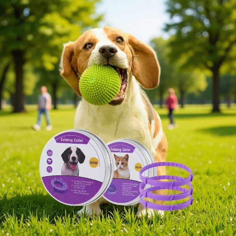 Adjustable Calming Pet Collar - Dog Gear - TinPaw