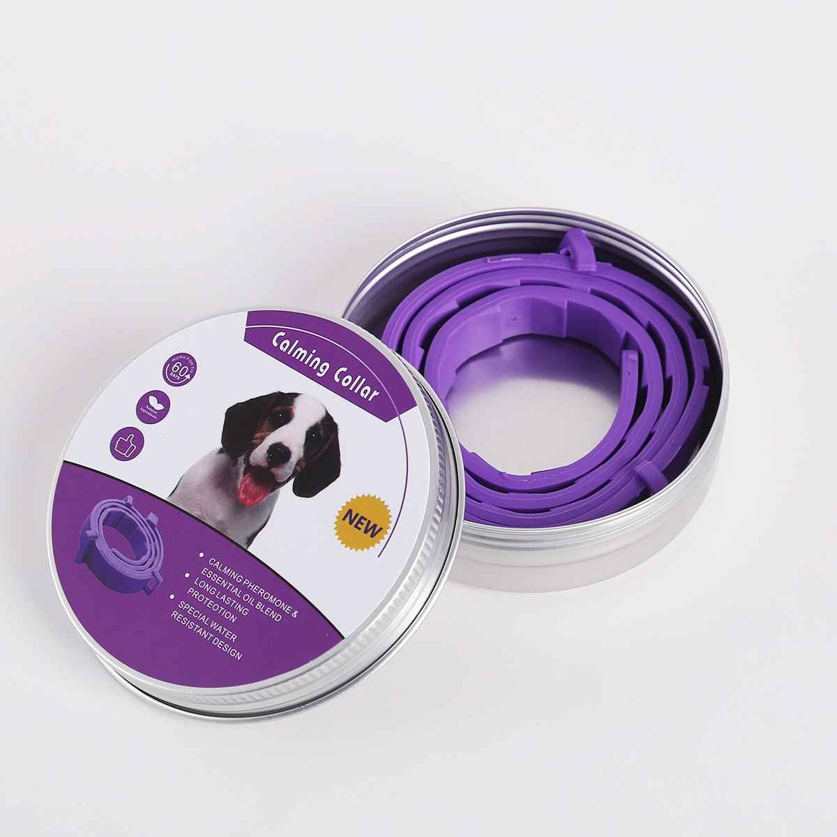 Adjustable Calming Pet Collar - Dog Gear - TinPaw