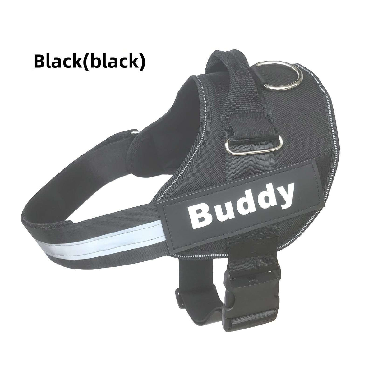 Adjustable Dog Harness Leash - Dog Gear - TinPaw - Black - XXL - SU00349042 - Black - XXL