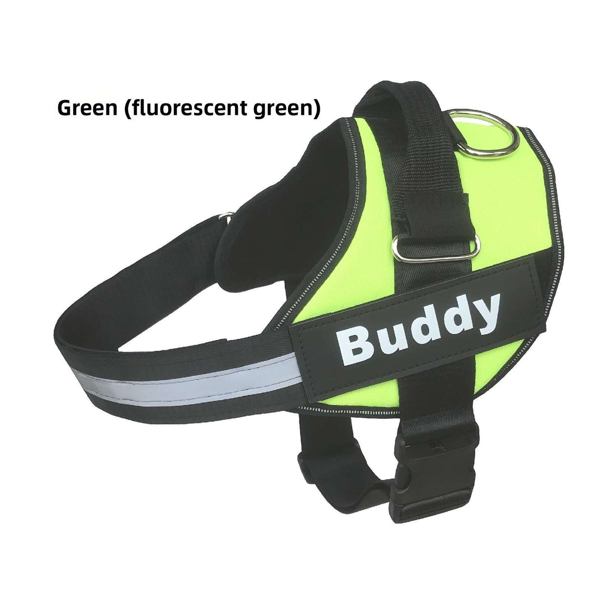 Adjustable Dog Harness Leash - Dog Gear - TinPaw - fluorescent green - M - SU00349042 - fluorescent green - M