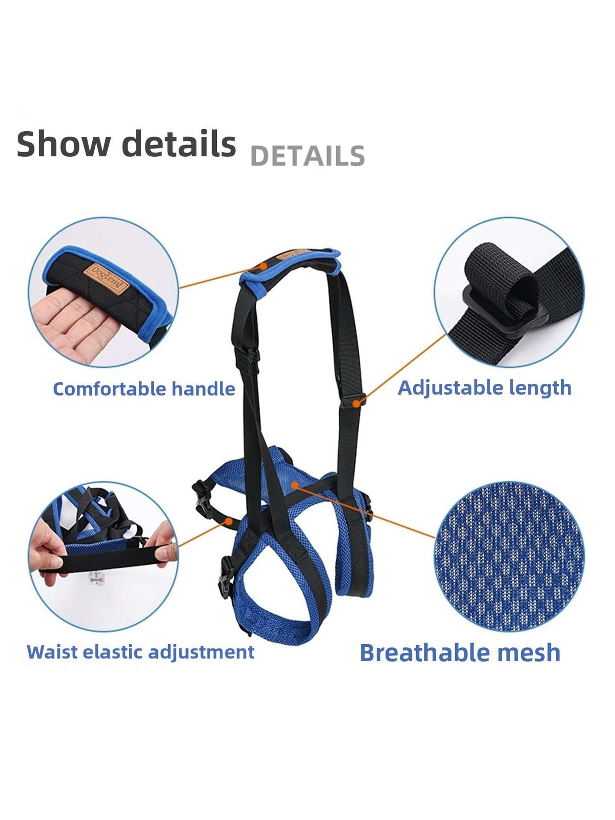 Dog Mobility Support Harness - Dog Gear - TinPaw